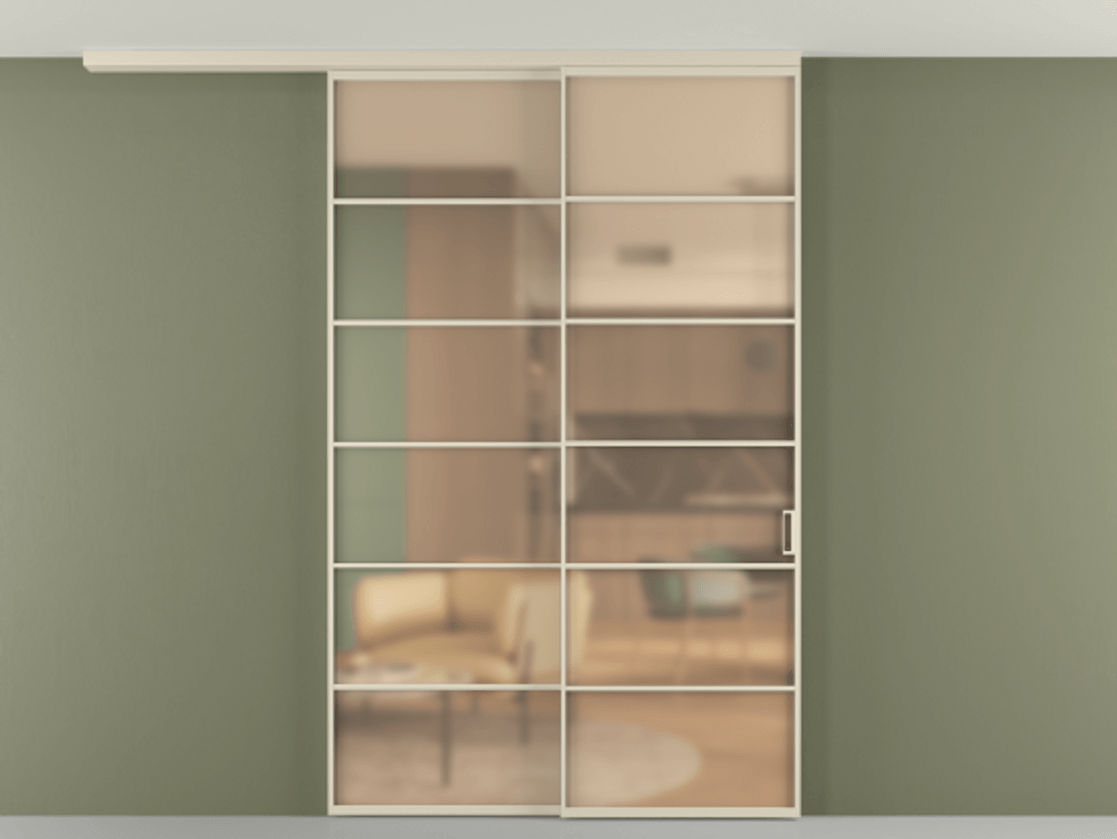 Перегородка Формато вдоль стены на потолок 2 створки с синхронным механизмом АЛПР 040.04 Алюминий бежево-серый Сатинированное оранжевое стекло, триплекс. Цена 424720.8 сом 1. Полотно 2 шт. (800/2100 мм)
2. Комплект установки раздвижной системы
3. Базовый комплект фурнитуры
4.Ручка Рондо. Фабрика дверей Волховец 8 (800) 551 43 19 Перегородка Формато вдоль стены на потолок 2 створки с синхронным механизмом АЛПР 040.04 Алюминий бежево-серый Сатинированное оранжевое стекло, триплекс Цена 424720.8 сом | Volhovec