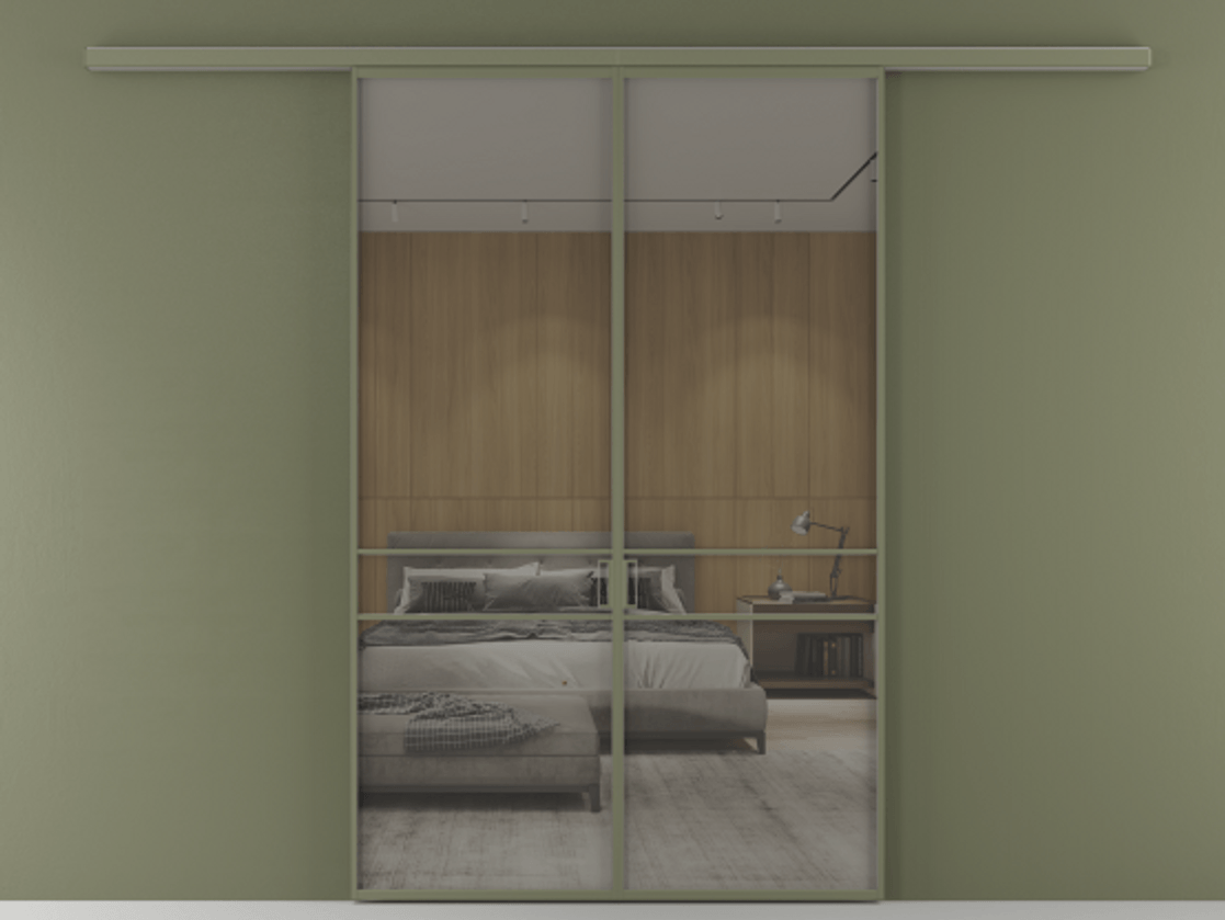 Перегородка Формато вдоль стены 2 створки АЛПР 040.02 Алюминий оливковый тёмный Рефлективное серое стекло "Стопсол", калёное. Цена 249000 ₽ 1. Полотно 2 шт. (800/2100 мм)
2. Комплект установки раздвижной системы
3. Базовый комплект фурнитуры
4.Ручка Рондо. Фабрика дверей Волховец 8 (800) 551 43 19 Перегородка Формато вдоль стены 2 створки АЛПР 040.02 Алюминий оливковый тёмный Рефлективное серое стекло "Стопсол", калёное Цена 249000 ₽ | Volhovec