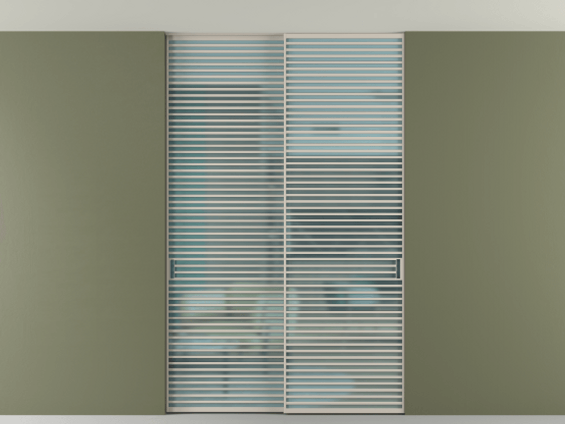 Перегородка Формато внутри проёма скрытое крепление в потолок 2 створки АЛПР 040.07 Алюминий светло-бежевый Сатинированное голубое стекло, триплекс. Цена 409915 ₽ 1. Полотно 2 шт. (800/2100 мм)
2. Комплект установки раздвижной системы
3. Базовый комплект фурнитуры
4. Ручка Рондо. Фабрика дверей Волховец 8 (800) 551 43 19 Перегородка Формато внутри проёма скрытое крепление в потолок 2 створки АЛПР 040.07 Алюминий светло-бежевый Сатинированное голубое стекло, триплекс Цена 409915 ₽ | Volhovec