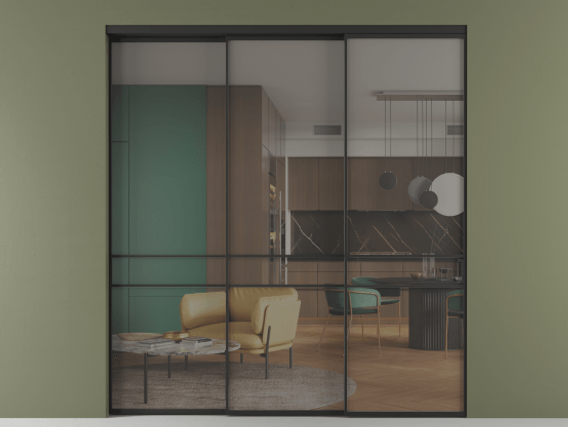 Перегородка Formato внутри проёма телескопик синхро 2 АЛПР 040.02 Алюминий Черный Прозрачное серое стекло, триплекс. Скрытый короб ЧЕР Цена 328600 ₽ 1. Полотно 3 шт. (800/2100 мм)
2. Комплект установки раздвижной системы
3. Базовый комплект фурнитуры
4. Комплект фурнитуры телескопик синхро-2
5.Ручка RONDO
. Фабрика дверей Волховец 8 (800) 551 43 19 Перегородка Formato внутри проёма телескопик синхро 2 АЛПР 040.02 Алюминий Черный Прозрачное серое стекло, триплекс Цена 328600 ₽ | Volhovec