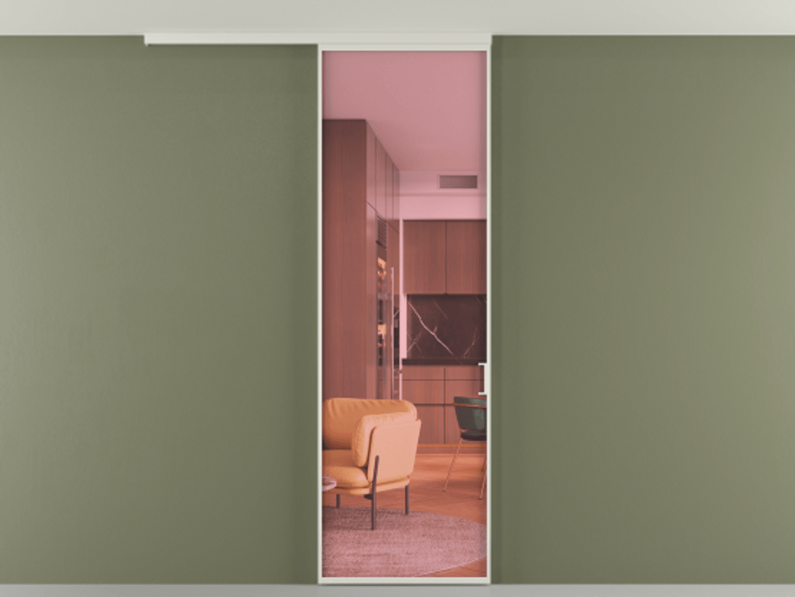 Перегородка Формато вдоль стены на потолок 1 створка АЛПР 040.01 Алюминий Белый Прозрачное розовое стекло, триплекс. Скрытый короб БЕЛ Цена 88898 ₽ 1. Полотно 2 шт. (800/2100 мм)
2. Комплект установки раздвижной системы
3. Базовый комплект фурнитуры
4.Ручка Рондо. Фабрика дверей Волховец 8 (800) 551 43 19 Перегородка Формато вдоль стены на потолок 1 створка АЛПР 040.01 Алюминий Белый Прозрачное розовое стекло, триплекс Цена 88898 ₽ | Volhovec