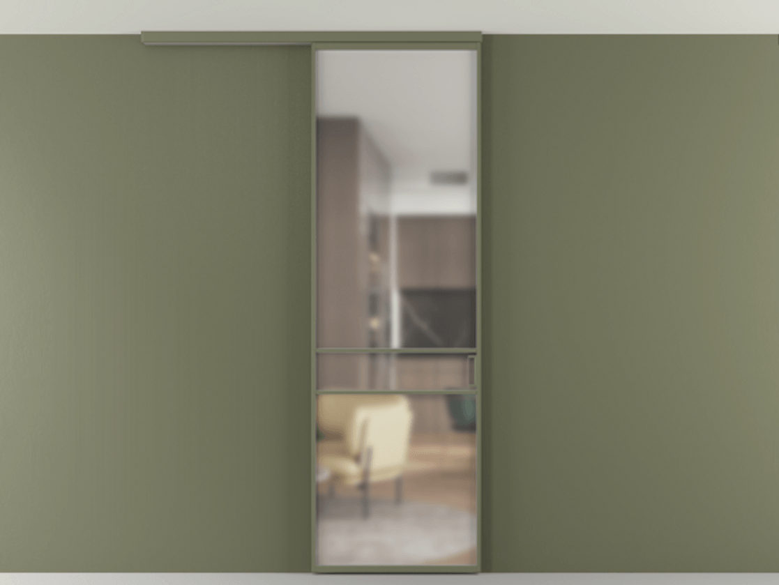 Перегородка Формато вдоль стены на потолок 1 створка АЛПР 040.02 Алюминий оливковый тёмный Сатинированное стекло "Мателюкс Кристал Вижн", калёное, матовое, каленое 6 мм. Цена 107388 ₽ 1. Полотно 2 шт. (800/2100 мм)
2. Комплект установки раздвижной системы
3. Базовый комплект фурнитуры
4.Ручка Рондо. Фабрика дверей Волховец 8 (800) 551 43 19 Перегородка Формато вдоль стены на потолок 1 створка АЛПР 040.02 Алюминий оливковый тёмный Сатинированное стекло "Мателюкс Кристал Вижн", калёное, матовое, каленое 6 мм Цена 107388 ₽ | Volhovec