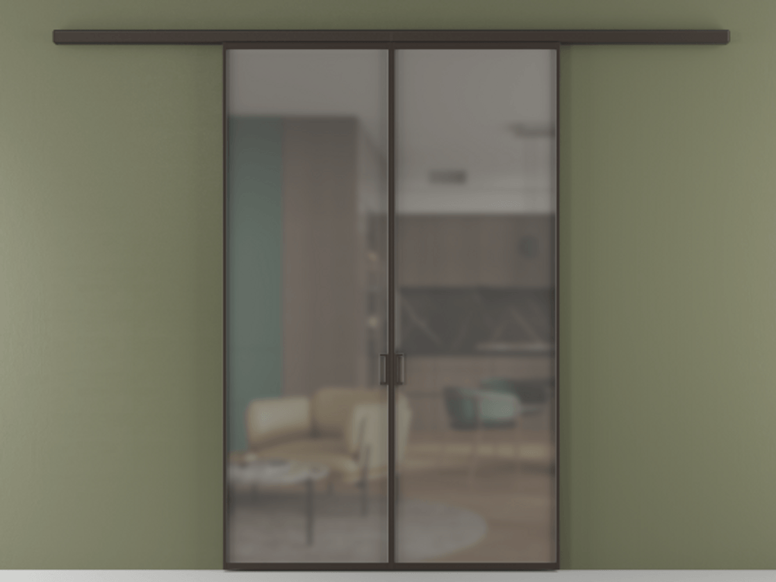 Перегородка Formato вдоль стены 2 створки АЛПР 040.01 Алюминий антрацит Сатинированное серое стекло, триплекс. Цена 222200 ₽ 1. Полотно 2 шт. (800/2100 мм)
2. Комплект установки раздвижной системы
3. Базовый комплект фурнитуры
4.Ручка RONDO
. Фабрика дверей Волховец 8 (800) 551 43 19 Перегородка Formato вдоль стены 2 створки АЛПР 040.01 Алюминий антрацит Сатинированное серое стекло, триплекс Цена 222200 ₽ | Volhovec