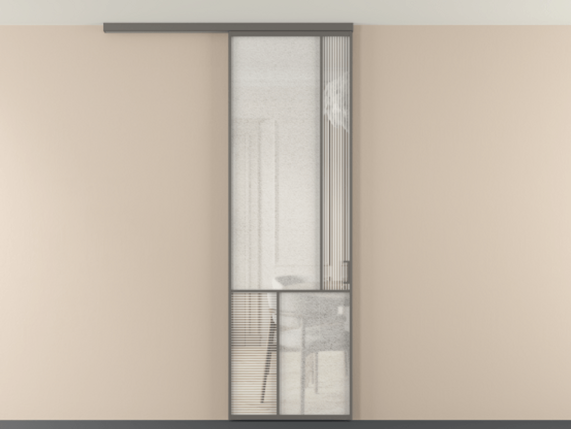 Перегородка Мозаик вдоль стены на потолок 1 створка АЛПР 041.21 Алюминий классический серый Рифлёное стекло "Дюна", триплекс, 6 мм + Фактурное стекло "Лёд", триплекс. Цена 143040 ₽ . Фабрика дверей Волховец 8 (800) 551 43 19 Перегородка Мозаик вдоль стены на потолок 1 створка АЛПР 041.21 Алюминий классический серый Рифлёное стекло "Дюна", триплекс, 6 мм + Фактурное стекло "Лёд", триплекс Цена 143040 ₽ | Volhovec