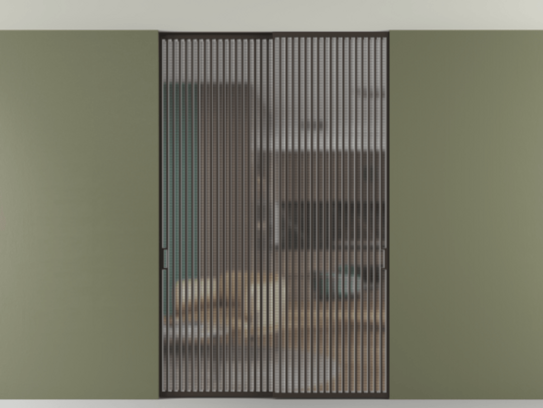 Перегородка Formato внутри проёма двустворчатая со скрытым креплением в потолок АЛПР 040.06 Алюминий антрацит Декоративное стекло с сеткой "Mesh silver", триплекс, 6 мм. Цена 492140 ₽ 1. Полотно 2 шт. (800/2100 мм)
2. Комплект установки раздвижной системы
3. Базовый комплект фурнитуры
4. Ручка RONDO. Фабрика дверей Волховец 8 (800) 551 43 19 Перегородка Formato внутри проёма двустворчатая со скрытым креплением в потолок АЛПР 040.06 Алюминий антрацит Декоративное стекло с сеткой "Mesh silver", триплекс, 6 мм Цена 492140 ₽ | Volhovec