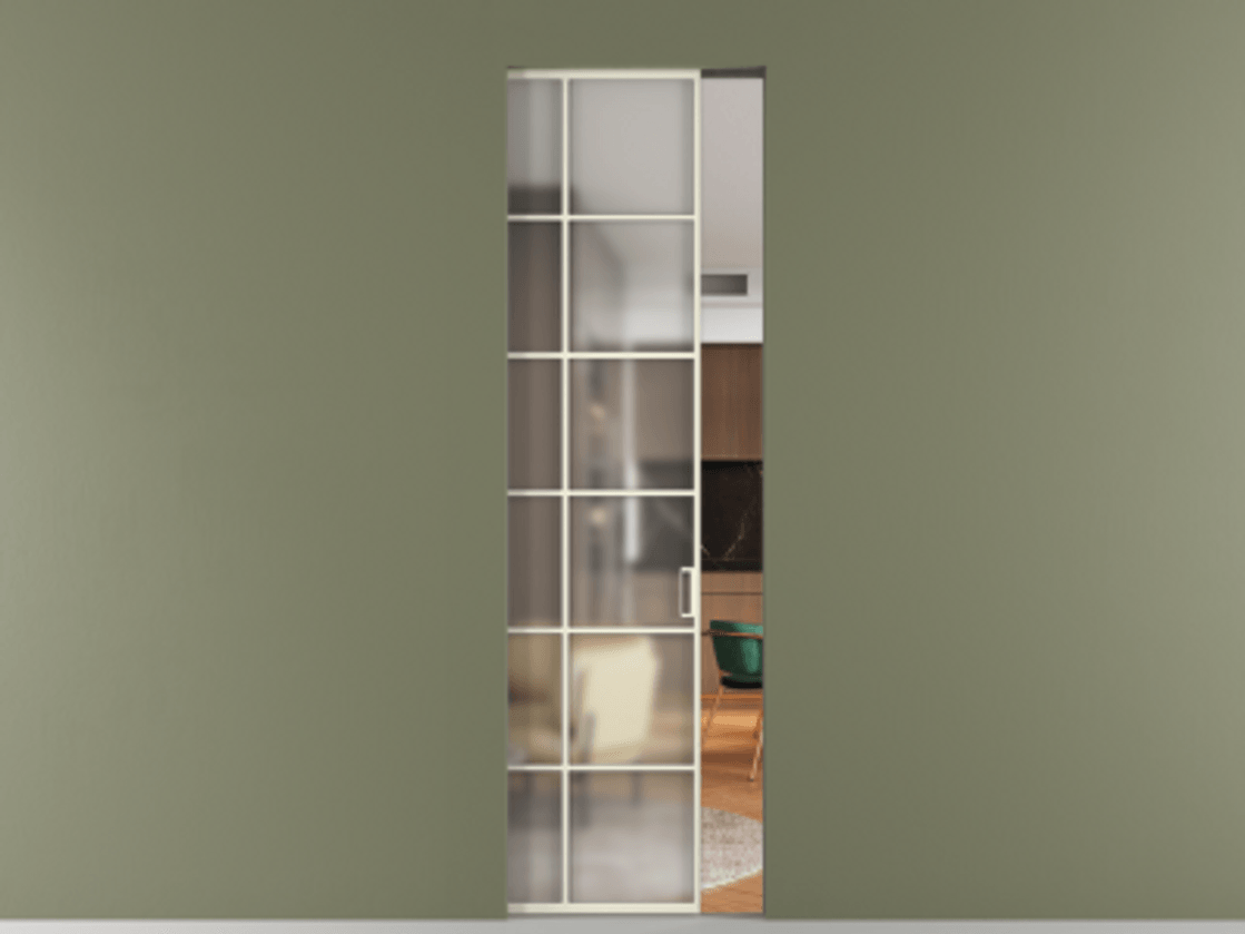 Перегородка Формато скрытый пенал 1 створка АЛПР 040.05 Алюминий молочно-белый Сатинированное стекло "Мателюкс Кристал Вижн", калёное, матовое, каленое 6 мм. Цена 168020 ₽ . Фабрика дверей Волховец 8 (800) 551 43 19 Перегородка Формато скрытый пенал 1 створка АЛПР 040.05 Алюминий молочно-белый Сатинированное стекло "Мателюкс Кристал Вижн", калёное, матовое, каленое 6 мм Цена 168020 ₽ | Volhovec