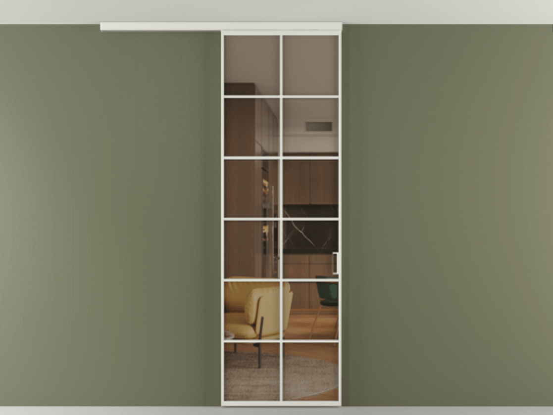 Перегородка Формато вдоль стены на потолок 1 створка АЛПР 040.05 Алюминий серый Прозрачное бронзовое стекло, триплекс. Цена 126090 ₽ 1. Полотно 2 шт. (800/2100 мм)
2. Комплект установки раздвижной системы
3. Базовый комплект фурнитуры
4.Ручка Рондо. Фабрика дверей Волховец 8 (800) 551 43 19 Перегородка Формато вдоль стены на потолок 1 створка АЛПР 040.05 Алюминий серый Прозрачное бронзовое стекло, триплекс Цена 126090 ₽ | Volhovec