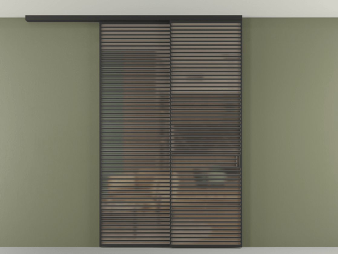 Перегородка Formato вдоль стены на потолок телескопик синхро 2 АЛПР 040.07 Алюминий Черный Сатинированное бронзовое стекло, триплекс, 6 мм. Скрытый короб ЧЕР Цена 472780 ₽ 1. Полотно 2 шт.  (800/2100 мм)
2. Комплект установки раздвижной системы
3. Базовый комплект фурнитуры
4.Ручка RONDO
. Фабрика дверей Волховец 8 (800) 551 43 19  Перегородка Formato вдоль стены на потолок телескопик синхро 2 АЛПР 040.07 Алюминий Черный Сатинированное бронзовое стекло, триплекс, 6 мм Цена 472780 ₽ | Volhovec