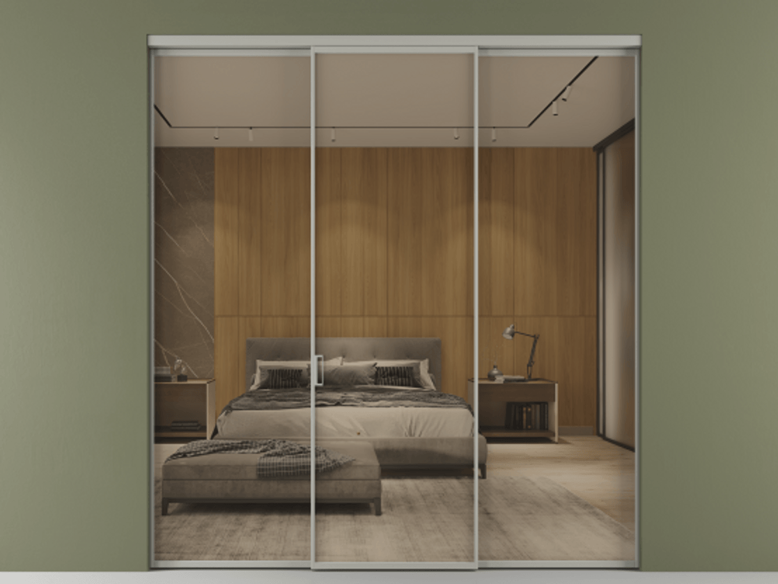 Перегородка Формато внутри проёма 3 створки АЛПР 040.01 Алюминий нейтральный серый Рефлективное бронзовое стекло "Стопсол", калёное. Цена 301400 ₽ 1. Полотно 3 шт. (800/2100 мм)
2. Комплект установки раздвижной системы
3. Базовый комплект фурнитуры
4.Ручка Рондо. Фабрика дверей Волховец 8 (800) 551 43 19 Перегородка Формато внутри проёма 3 створки АЛПР 040.01 Алюминий нейтральный серый Рефлективное бронзовое стекло "Стопсол", калёное Цена 301400 ₽ | Volhovec