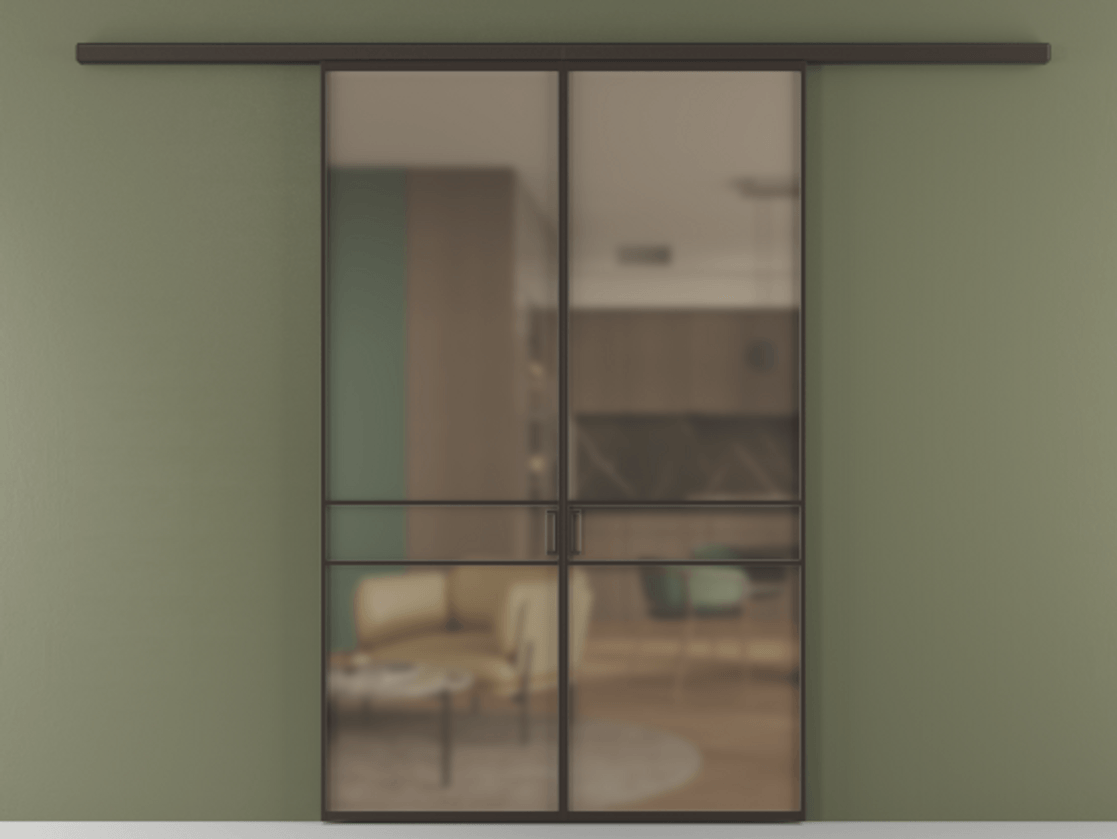 Перегородка Формато вдоль стены 2 створки АЛПР 040.02 Алюминий антрацит Сатинированное бронзовое стекло, триплекс. Цена 195450 ₽ 1. Полотно 2 шт. (800/2100 мм)
2. Комплект установки раздвижной системы
3. Базовый комплект фурнитуры
4.Ручка Рондо. Фабрика дверей Волховец 8 (800) 551 43 19 Перегородка Формато вдоль стены 2 створки АЛПР 040.02 Алюминий антрацит Сатинированное бронзовое стекло, триплекс Цена 195450 ₽ | Volhovec