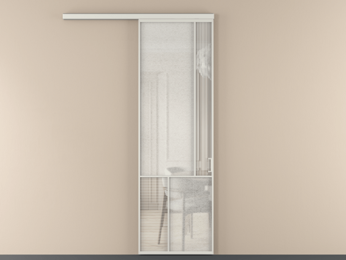 Перегородка Mosaic вдоль стены 1 створка АЛПР 041.21 Алюминий серый Рифлёное стекло "Дюна", триплекс, 6 мм + Фактурное стекло "Лёд", триплекс. Цена 145030 ₽ . Фабрика дверей Волховец 8 (800) 551 43 19 Перегородка Mosaic вдоль стены 1 створка АЛПР 041.21 Алюминий серый Рифлёное стекло "Дюна", триплекс, 6 мм + Фактурное стекло "Лёд", триплекс Цена 145030 ₽ | Volhovec