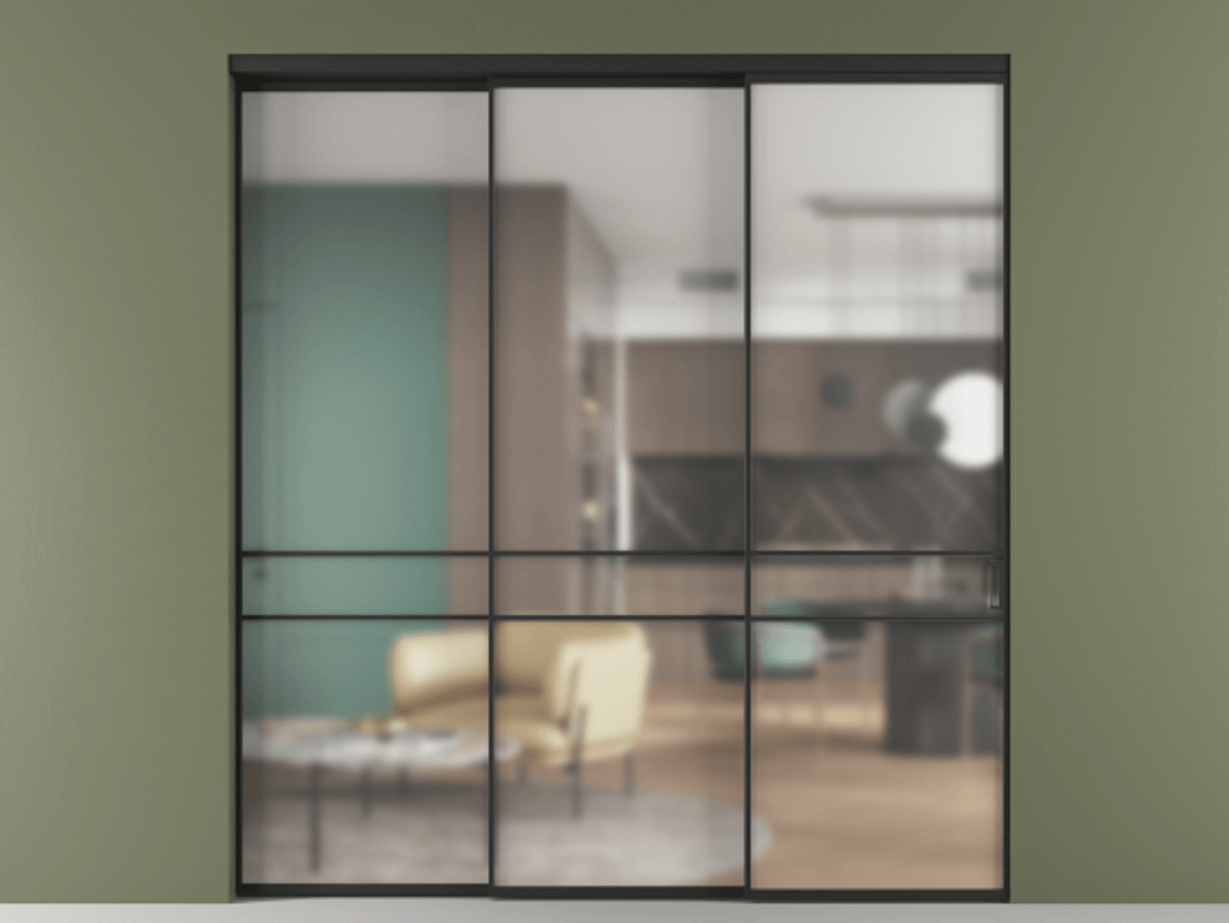 Перегородка Formato внутри проёма телескопик синхро 2 АЛПР 040.02 Алюминий Черный Сатинированное стекло "Matelux Crystal Vision", калёное, 6 мм, матовое, каленое 6 мм. Скрытый короб ЧЕР Цена 374200 ₽ 1. Полотно 3 шт. (800/2100 мм)
2. Комплект установки раздвижной системы
3. Базовый комплект фурнитуры
4. Комплект фурнитуры телескопик синхро-2
5.Ручка RONDO
. Фабрика дверей Волховец 8 (800) 551 43 19 Перегородка Formato внутри проёма телескопик синхро 2 АЛПР 040.02 Алюминий Черный Сатинированное стекло "Matelux Crystal Vision", калёное, 6 мм, матовое, каленое 6 мм Цена 374200 ₽ | Volhovec