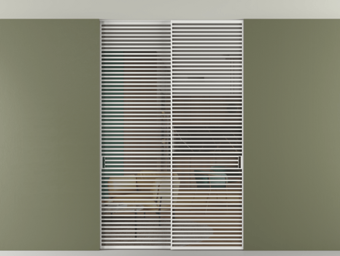 Перегородка Формато внутри проёма скрытое крепление в потолок 2 створки АЛПР 040.07 Алюминий белоснежный Прозрачное серое стекло, триплекс. Цена 409915 ₽ 1. Полотно 2 шт. (800/2100 мм)
2. Комплект установки раздвижной системы
3. Базовый комплект фурнитуры
4. Ручка Рондо. Фабрика дверей Волховец 8 (800) 551 43 19 Перегородка Формато внутри проёма скрытое крепление в потолок 2 створки АЛПР 040.07 Алюминий белоснежный Прозрачное серое стекло, триплекс Цена 409915 ₽ | Volhovec