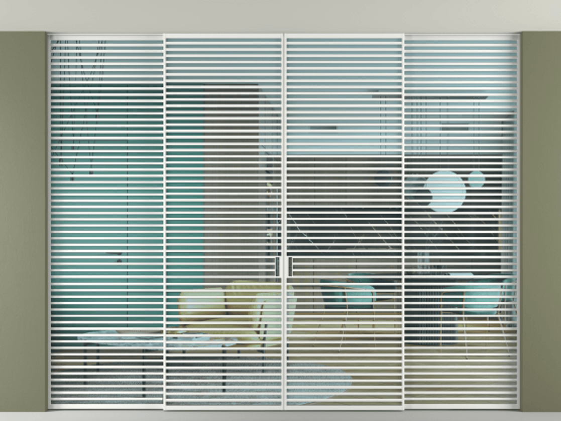 Перегородка Formato внутри проёма скрытое крепление в потолок 4 створки АЛПР 040.07 Алюминий белоснежный Прозрачное голубое стекло, триплекс. Цена 802012 ₽ 1. Полотно 4 шт. (800/2100 мм)
2. Комплект установки раздвижной системы
3. Базовый комплект фурнитуры
4.Ручка RONDO. Фабрика дверей Волховец 8 (800) 551 43 19 Перегородка Formato внутри проёма скрытое крепление в потолок 4 створки АЛПР 040.07 Алюминий белоснежный Прозрачное голубое стекло, триплекс Цена 802012 ₽ | Volhovec