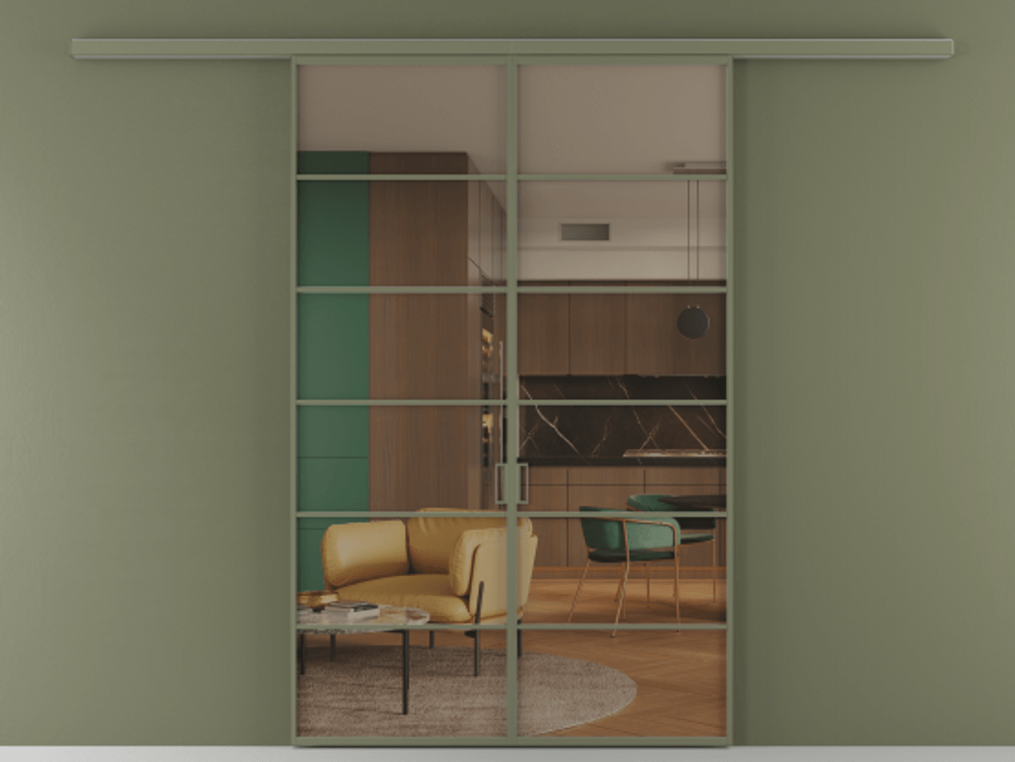 Перегородка Формато вдоль стены 2 створки АЛПР 040.04 Алюминий оливковый тёмный Прозрачное бронзовое стекло, триплекс. Цена 207150 ₽ 1. Полотно 2 шт. (800/2100 мм)
2. Комплект установки раздвижной системы
3. Базовый комплект фурнитуры
4.Ручка Рондо. Фабрика дверей Волховец 8 (800) 551 43 19 Перегородка Формато вдоль стены 2 створки АЛПР 040.04 Алюминий оливковый тёмный Прозрачное бронзовое стекло, триплекс Цена 207150 ₽ | Volhovec