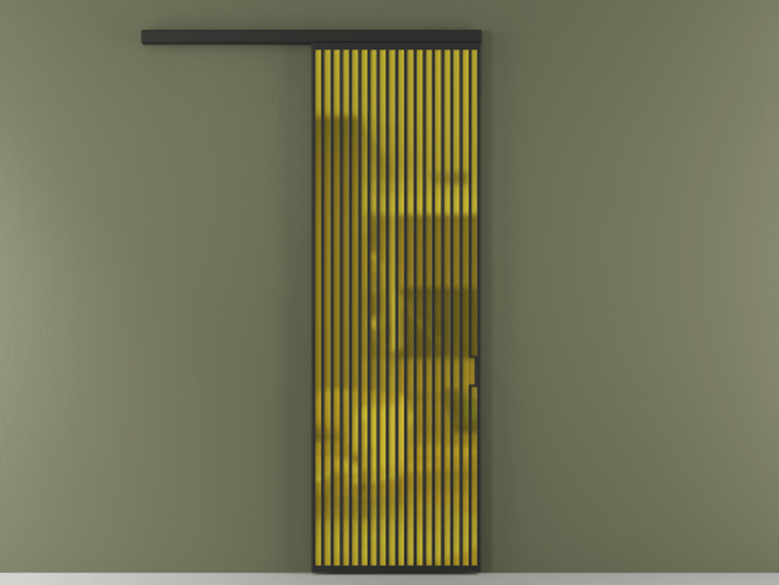 Перегородка Formato вдоль стены 1 створка АЛПР 040.06 Алюминий Черный Сатинированное жёлтое стекло, триплекс. Скрытый короб ЧЕР Цена 176540 ₽ 1. Полотно (800/2100 мм)
2. Комплект установки раздвижной системы
3. Базовый комплект фурнитуры
4.Ручка RONDO
. Фабрика дверей Волховец 8 (800) 551 43 19 Перегородка Formato вдоль стены 1 створка АЛПР 040.06 Алюминий Черный Сатинированное жёлтое стекло, триплекс Цена 176540 ₽ | Volhovec