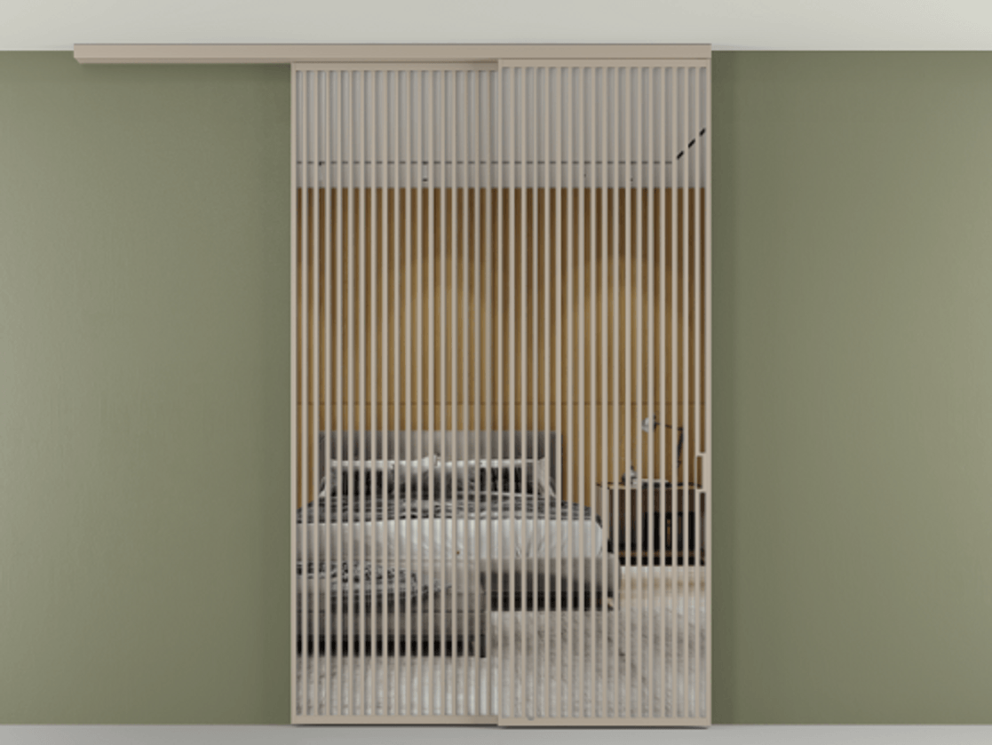 Перегородка Формато вдоль стены на потолок 2 створки с синхронным механизмом АЛПР 040.06 Алюминий бисквитный Двустороннее зеркало, триплекс , триплекс 6 мм. Цена 450456 ₽ 1. Полотно 2 шт. (800/2100 мм)
2. Комплект установки раздвижной системы
3. Базовый комплект фурнитуры
4.Ручка Рондо. Фабрика дверей Волховец 8 (800) 551 43 19 Перегородка Формато вдоль стены на потолок 2 створки с синхронным механизмом АЛПР 040.06 Алюминий бисквитный Двустороннее зеркало, триплекс , триплекс 6 мм Цена 450456 ₽ | Volhovec