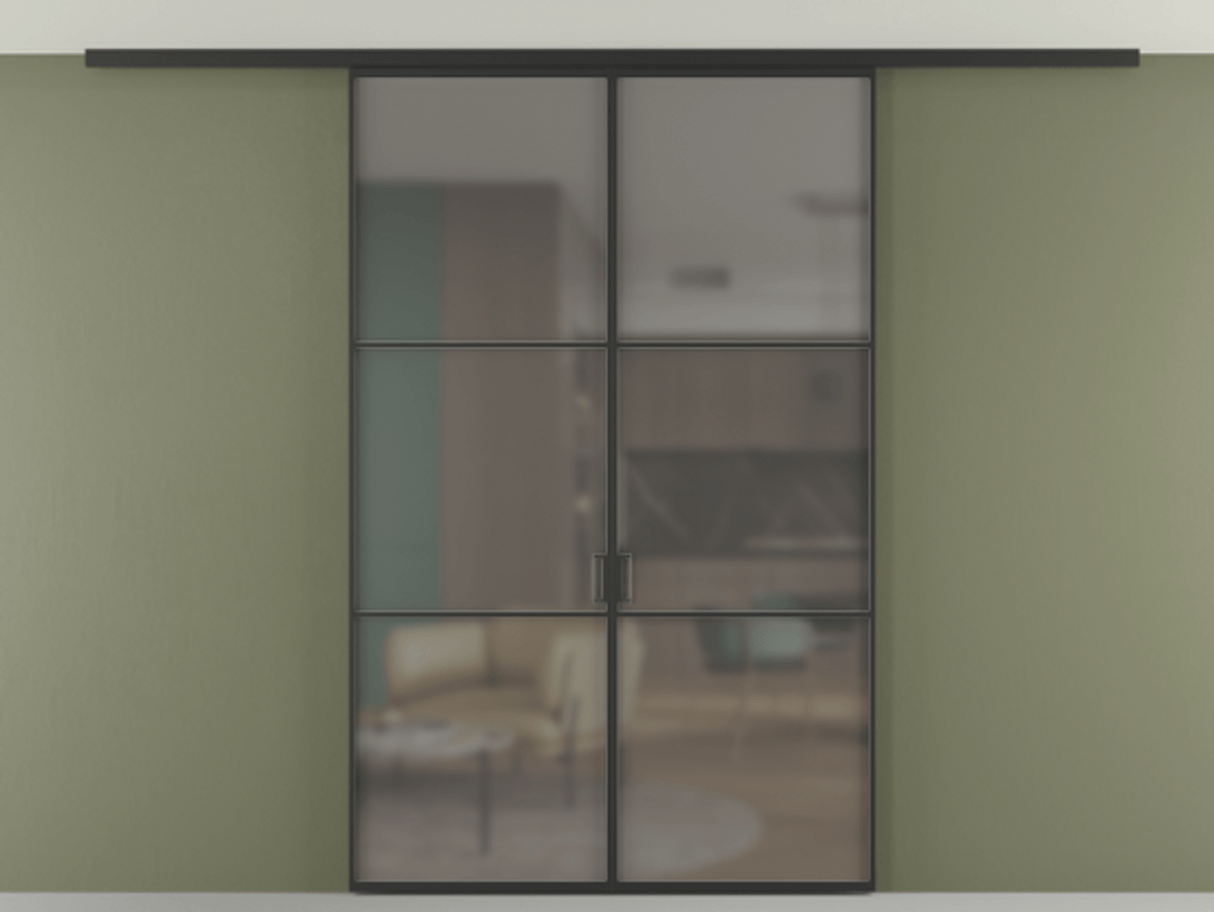 Перегородка Formato вдоль стены на потолок двустворчатая АЛПР 040.03 Алюминий Черный Сатинированное серое стекло, триплекс, 6 мм. Скрытый короб ЧЕР Цена 226910 ₽ 1. Полотно 2 шт. (800/2100 мм)
2. Комплект установки раздвижной системы
3. Базовый комплект фурнитуры
4.Ручка RONDO
. Фабрика дверей Волховец 8 (800) 551 43 19 Перегородка Formato вдоль стены на потолок двустворчатая АЛПР 040.03 Алюминий Черный Сатинированное серое стекло, триплекс, 6 мм Цена 226910 ₽ | Volhovec