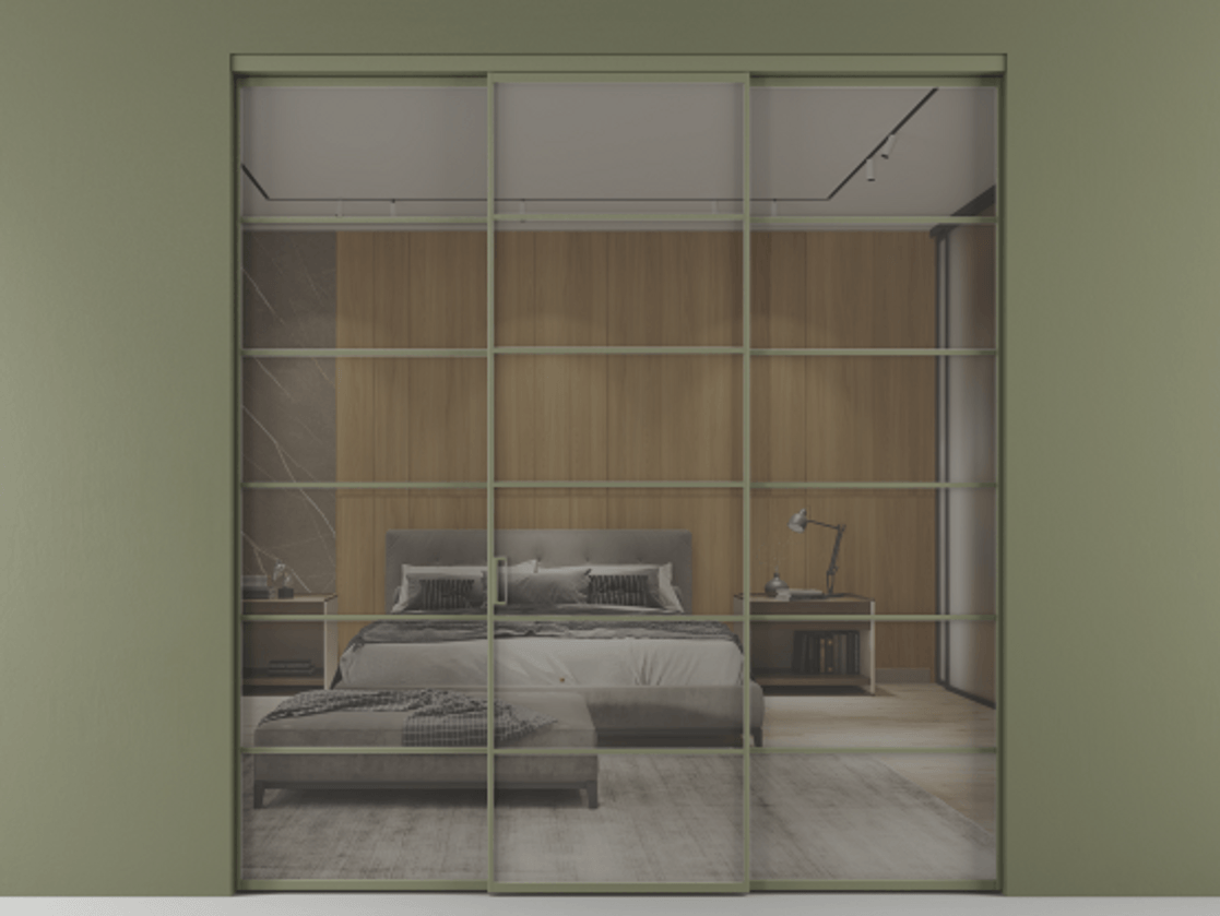 Перегородка Формато внутри проёма 3 створки АЛПР 040.04 Алюминий оливковый тёмный Рефлективное серое стекло "Стопсол", калёное. Цена 341000 ₽ 1. Полотно 3 шт. (800/2100 мм)
2. Комплект установки раздвижной системы
3. Базовый комплект фурнитуры
4.Ручка Рондо. Фабрика дверей Волховец 8 (800) 551 43 19 Перегородка Формато внутри проёма 3 створки АЛПР 040.04 Алюминий оливковый тёмный Рефлективное серое стекло "Стопсол", калёное Цена 341000 ₽ | Volhovec