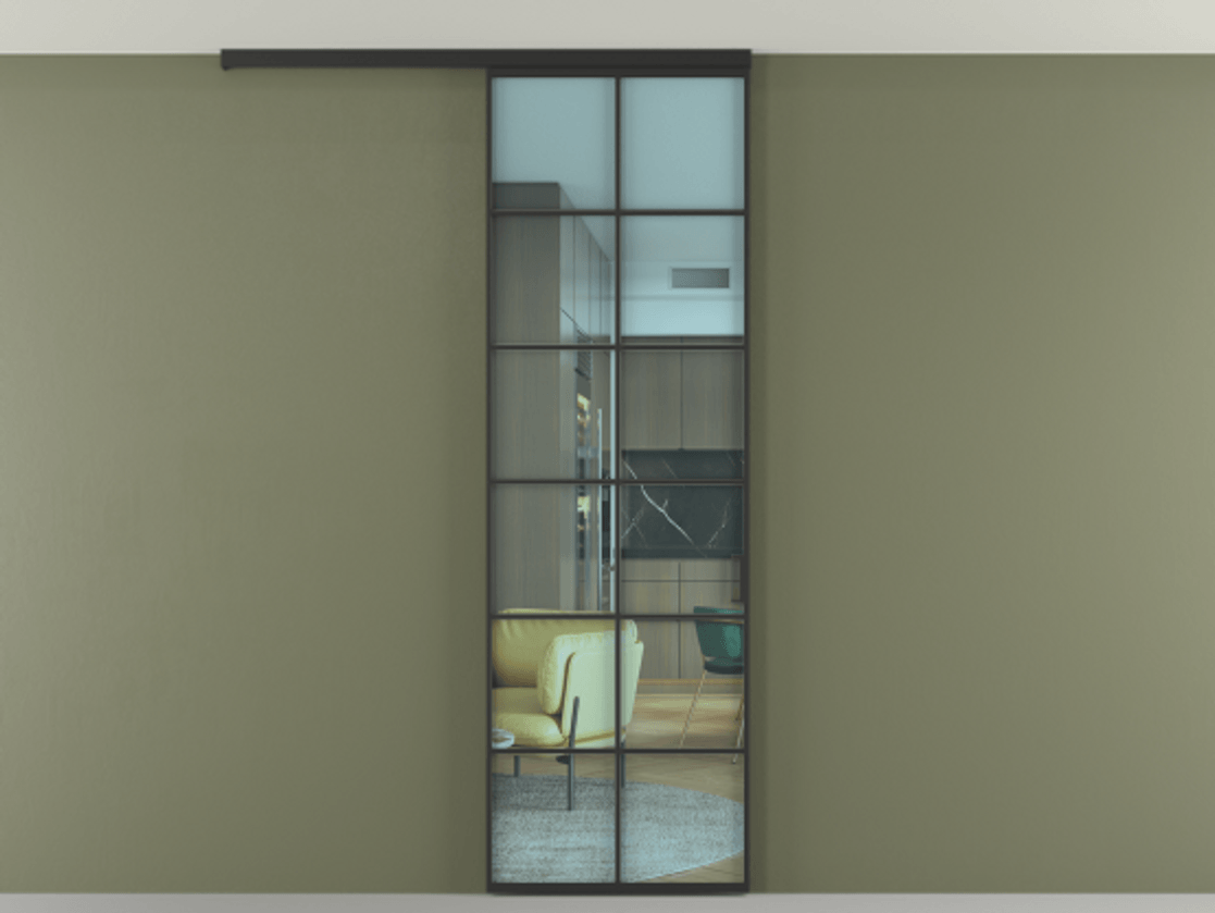 Перегородка Formato вдоль стены на потолок 1 створка АЛПР 040.05 Алюминий Черный Прозрачное голубое стекло, триплекс. Скрытый короб ЧЕР Цена 103632 ₽ 1. Полотно 2 шт. (800/2100 мм)
2. Комплект установки раздвижной системы
3. Базовый комплект фурнитуры
4.Ручка RONDO
. Фабрика дверей Волховец 8 (800) 551 43 19 Перегородка Formato вдоль стены на потолок 1 створка АЛПР 040.05 Алюминий Черный Прозрачное голубое стекло, триплекс Цена 103632 ₽ | Volhovec