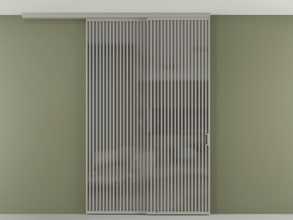 Перегородка Формато вдоль стены на потолок 2 створки с синхронным механизмом АЛПР 040.06 Алюминий нейтральный серый Сатинированное серое стекло, триплекс. Цена 450456 ₽ 1. Полотно 2 шт. (800/2100 мм)
2. Комплект установки раздвижной системы
3. Базовый комплект фурнитуры
4.Ручка Рондо. Фабрика дверей Волховец 8 (800) 551 43 19 Перегородка Формато вдоль стены на потолок 2 створки с синхронным механизмом АЛПР 040.06 Алюминий нейтральный серый Сатинированное серое стекло, триплекс Цена 450456 ₽ | Volhovec