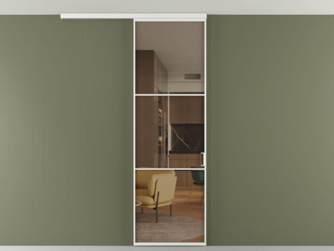 Перегородка Формато вдоль стены на потолок 1 створка АЛПР 040.03 Алюминий белоснежный Прозрачное бронзовое стекло, триплекс. Цена 96858 ₽ 1. Полотно 2 шт. (800/2100 мм)
2. Комплект установки раздвижной системы
3. Базовый комплект фурнитуры
4.Ручка Рондо. Фабрика дверей Волховец 8 (800) 551 43 19 Перегородка Формато вдоль стены на потолок 1 створка АЛПР 040.03 Алюминий белоснежный Прозрачное бронзовое стекло, триплекс Цена 96858 ₽ | Volhovec