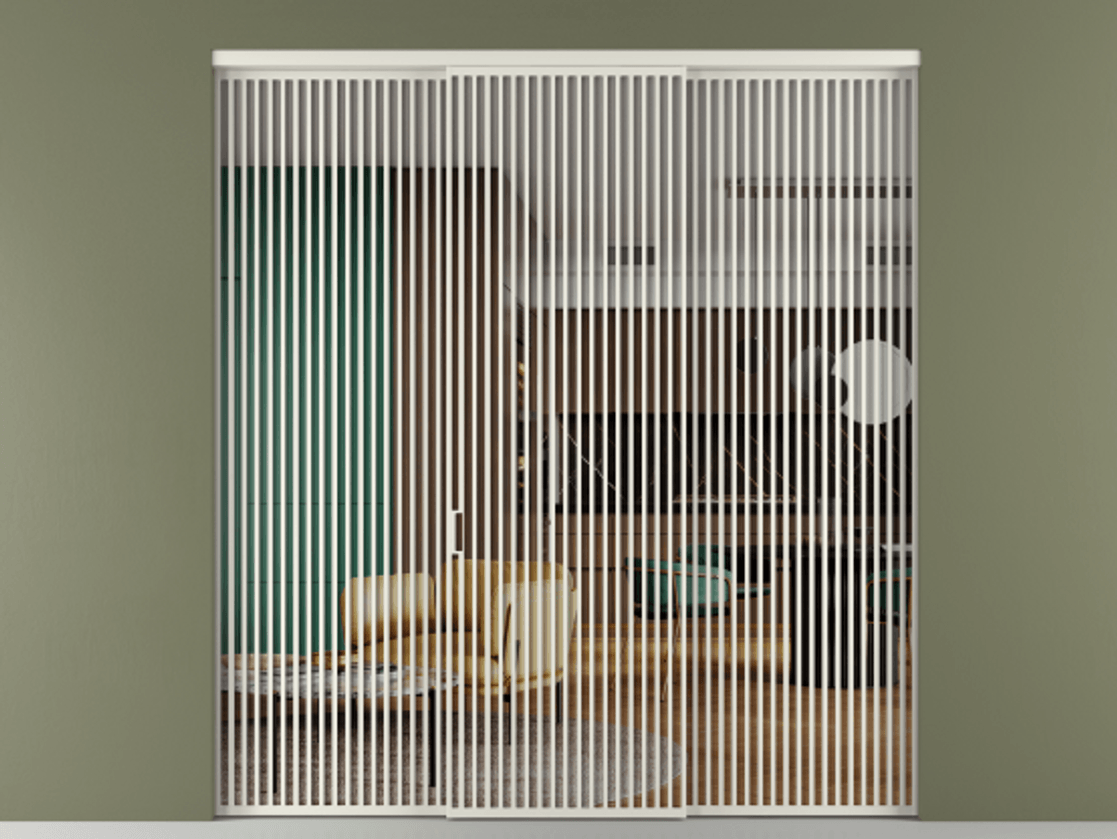 Перегородка Formato внутри проёма 3 створки АЛПР 040.06 Алюминий Белый Прозрачное стекло "Crystal Vision", калёное. Скрытый короб БЕЛ Цена 585500 ₽ 1. Полотно 3 шт. (800/2100 мм)
2. Комплект установки раздвижной системы
3. Базовый комплект фурнитуры
4.Ручка RONDO. Фабрика дверей Волховец 8 (800) 551 43 19 Перегородка Formato внутри проёма 3 створки АЛПР 040.06 Алюминий Белый Прозрачное стекло "Crystal Vision", калёное Цена 585500 ₽ | Volhovec