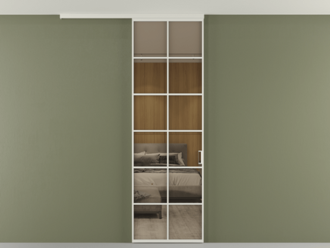 Перегородка Формато вдоль стены на потолок 1 створка АЛПР 040.05 Алюминий Белый Рефлективное бронзовое стекло "Стопсол", калёное. Скрытый короб БЕЛ Цена 128990 ₽ 1. Полотно 2 шт. (800/2100 мм)
2. Комплект установки раздвижной системы
3. Базовый комплект фурнитуры
4.Ручка Рондо. Фабрика дверей Волховец 8 (800) 551 43 19 Перегородка Формато вдоль стены на потолок 1 створка АЛПР 040.05 Алюминий Белый Рефлективное бронзовое стекло "Стопсол", калёное Цена 128990 ₽ | Volhovec