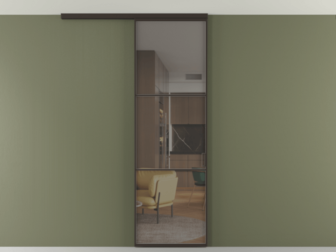 Перегородка Формато вдоль стены на потолок 1 створка АЛПР 040.03 Алюминий антрацит Прозрачное серое стекло, триплекс. Цена 100988 ₽ 1. Полотно 2 шт. (800/2100 мм)
2. Комплект установки раздвижной системы
3. Базовый комплект фурнитуры
4.Ручка Рондо. Фабрика дверей Волховец 8 (800) 551 43 19 Перегородка Формато вдоль стены на потолок 1 створка АЛПР 040.03 Алюминий антрацит Прозрачное серое стекло, триплекс Цена 100988 ₽ | Volhovec