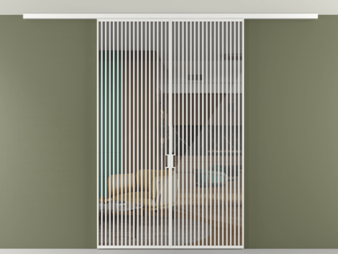 Перегородка Формато вдоль стены на потолок 2 створки АЛПР 040.06 Алюминий белоснежный Рефлективное прозрачное стекло "Стопсол", калёное. Цена 380156 ₽ 1. Полотно 2 шт. (800/2100 мм)
2. Комплект установки раздвижной системы
3. Базовый комплект фурнитуры
4.Ручка Рондо. Фабрика дверей Волховец 8 (800) 551 43 19 Перегородка Формато вдоль стены на потолок 2 створки АЛПР 040.06 Алюминий белоснежный Рефлективное прозрачное стекло "Стопсол", калёное Цена 380156 ₽ | Volhovec