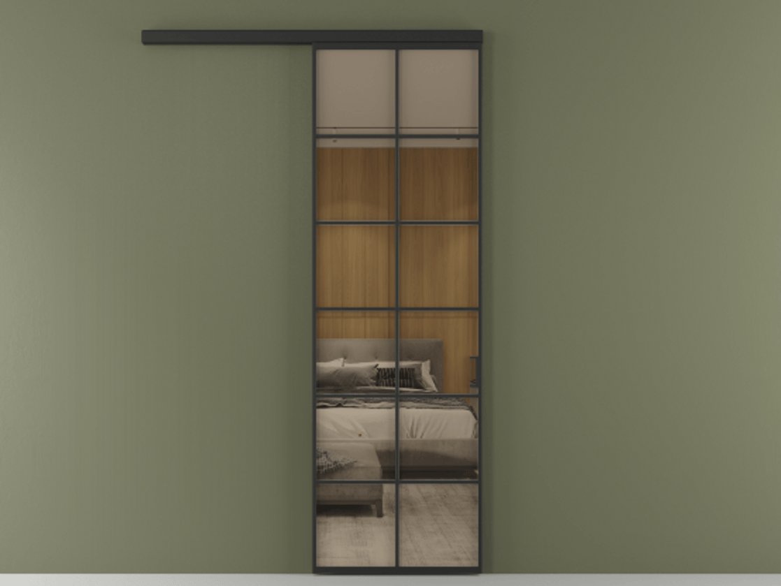 Перегородка Formato вдоль стены 1 створка АЛПР 040.05 Алюминий Черный Рефлективное бронзовое стекло "Stopsol", калёное. Скрытый короб ЧЕР Цена 131600 ₽ 1. Полотно (800/2100 мм)
2. Комплект установки раздвижной системы
3. Базовый комплект фурнитуры
4.Ручка RONDO
. Фабрика дверей Волховец 8 (800) 551 43 19 Перегородка Formato вдоль стены 1 створка АЛПР 040.05 Алюминий Черный Рефлективное бронзовое стекло "Stopsol", калёное Цена 131600 ₽ | Volhovec