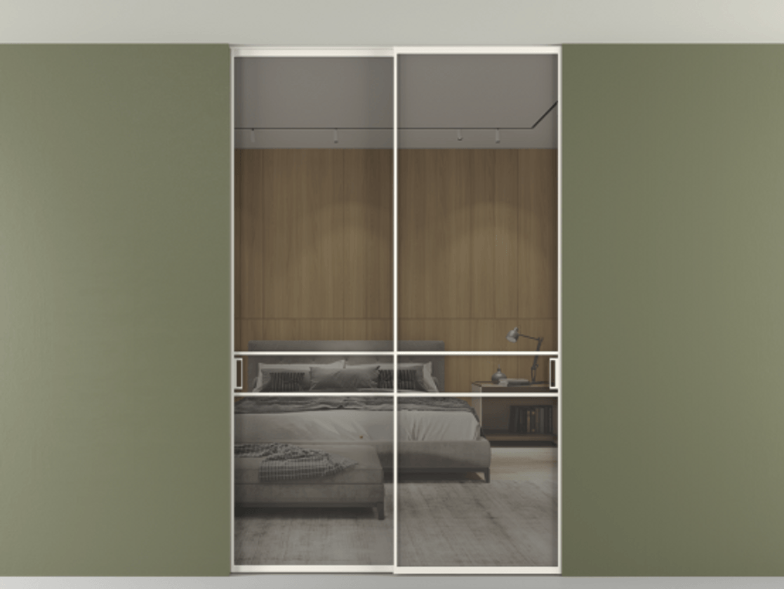 Перегородка Формато внутри проёма скрытое крепление в потолок 2 створки АЛПР 040.02 Алюминий пудровый белый Рефлективное серое стекло "Стопсол", калёное. Цена 305520 ₽ 1. Полотно 2 шт. (800/2100 мм)
2. Комплект установки раздвижной системы
3. Базовый комплект фурнитуры
4. Ручка Рондо. Фабрика дверей Волховец 8 (800) 551 43 19 Перегородка Формато внутри проёма скрытое крепление в потолок 2 створки АЛПР 040.02 Алюминий пудровый белый Рефлективное серое стекло "Стопсол", калёное Цена 305520 ₽ | Volhovec