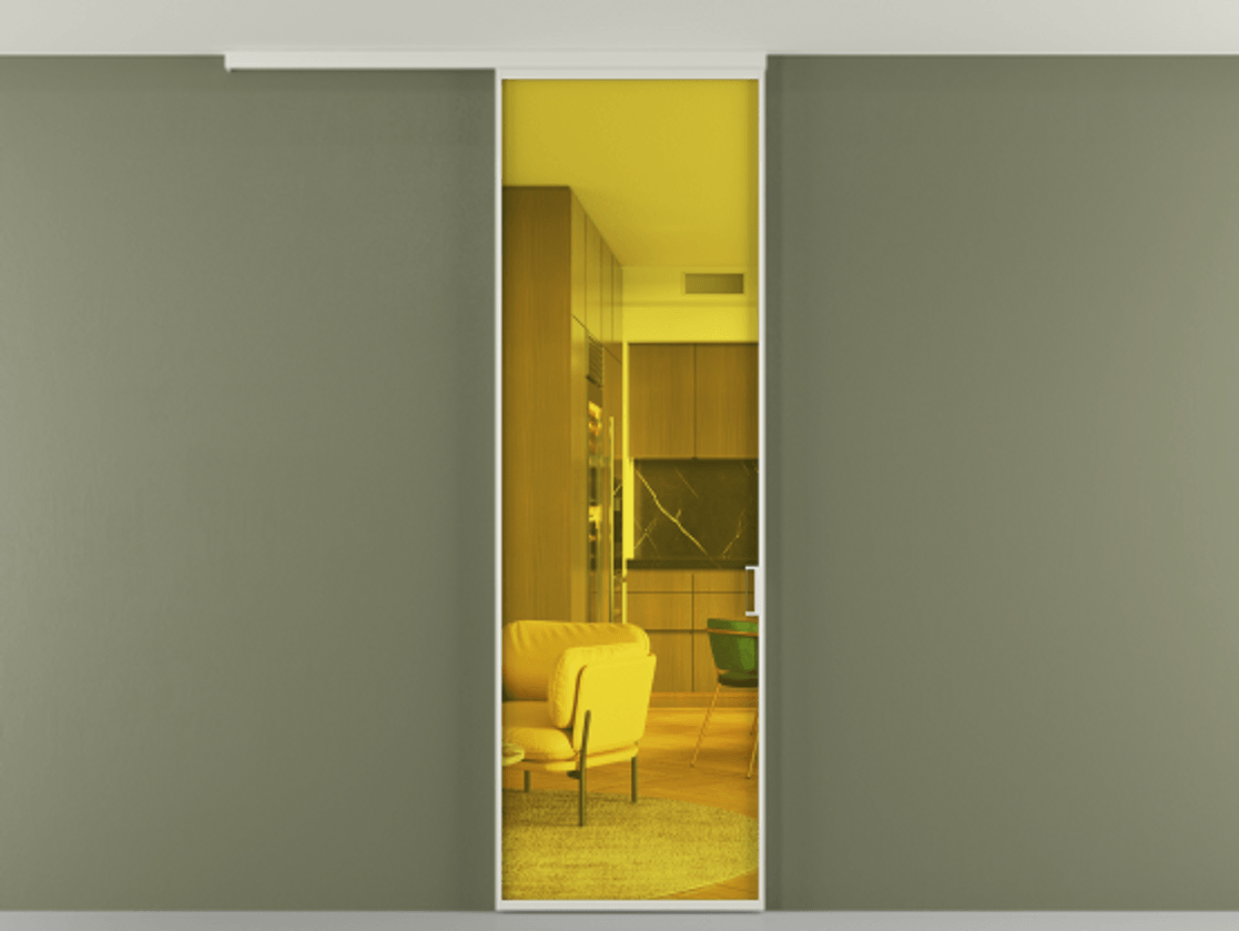 Перегородка Формато вдоль стены на потолок 1 створка АЛПР 040.01 Алюминий Белый Прозрачное жёлтое стекло, триплекс. Скрытый короб БЕЛ Цена 88898 ₽ 1. Полотно 2 шт. (800/2100 мм)
2. Комплект установки раздвижной системы
3. Базовый комплект фурнитуры
4.Ручка Рондо. Фабрика дверей Волховец 8 (800) 551 43 19 Перегородка Формато вдоль стены на потолок 1 створка АЛПР 040.01 Алюминий Белый Прозрачное жёлтое стекло, триплекс Цена 88898 ₽ | Volhovec