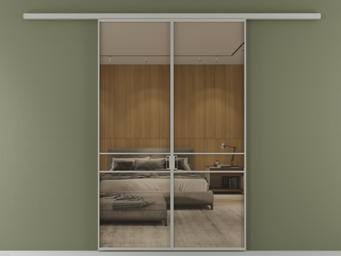 Перегородка Formato вдоль стены 2 створки АЛПР 040.02 Алюминий нейтральный серый Рефлективное бронзовое стекло "Stopsol", калёное. Цена 249000 ₽ 1. Полотно 2 шт. (800/2100 мм)
2. Комплект установки раздвижной системы
3. Базовый комплект фурнитуры
4.Ручка RONDO
. Фабрика дверей Волховец 8 (800) 551 43 19 Перегородка Formato вдоль стены 2 створки АЛПР 040.02 Алюминий нейтральный серый Рефлективное бронзовое стекло "Stopsol", калёное Цена 249000 ₽ | Volhovec