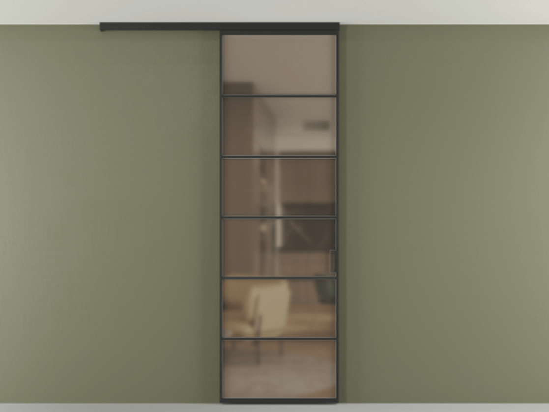 Перегородка Formato вдоль стены на потолок одностворчатая АЛПР 040.04 Алюминий Черный Сатинированное бронзовое стекло, триплекс. Скрытый короб ЧЕР Цена 103632 ₽ 1. Полотно 2 шт. (800/2100 мм)
2. Комплект установки раздвижной системы
3. Базовый комплект фурнитуры
4.Ручка RONDO
. Фабрика дверей Волховец 8 (800) 551 43 19 Перегородка Formato вдоль стены на потолок одностворчатая АЛПР 040.04 Алюминий Черный Сатинированное бронзовое стекло, триплекс Цена 103632 ₽ | Volhovec