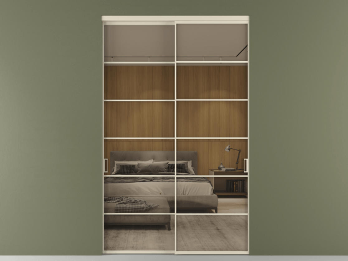 Перегородка Формато внутри проёма 2 створки АЛПР 040.04 Алюминий бежево-серый Рефлективное бронзовое стекло "Стопсол", калёное. Цена 493900 ₽ 1. Полотно 2 шт. (800/2100 мм)
2. Комплект установки раздвижной системы
3. Базовый комплект фурнитуры
4.Ручка RONDO. Фабрика дверей Волховец 8 (800) 551 43 19 Перегородка Формато внутри проёма 2 створки АЛПР 040.04 Алюминий бежево-серый Рефлективное бронзовое стекло "Стопсол", калёное Цена 493900 ₽ | Volhovec