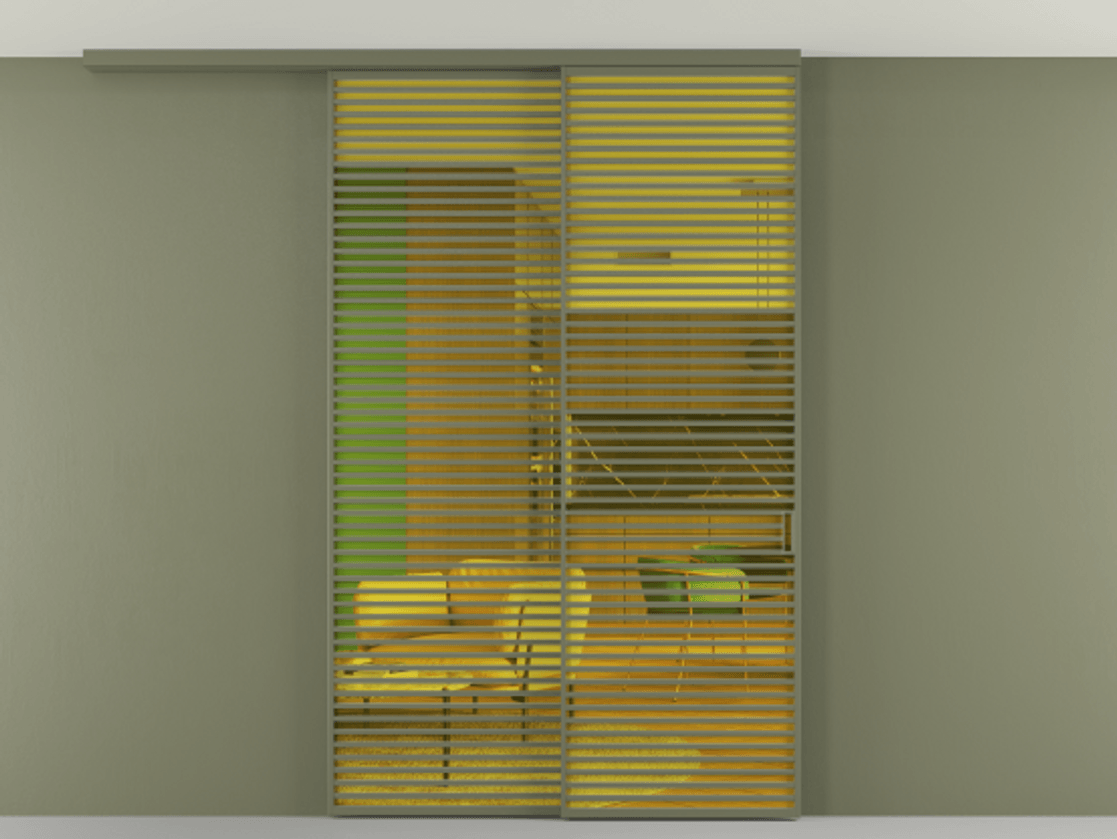 Перегородка Formato вдоль стены на потолок 2 створки с синхронным механизмом АЛПР 040.07 Алюминий оливковый тёмный Прозрачное жёлтое стекло, триплекс. Цена 450456 ₽ 1. Полотно 2 шт. (800/2100 мм)
2. Комплект установки раздвижной системы
3. Базовый комплект фурнитуры
4.Ручка RONDO
. Фабрика дверей Волховец 8 (800) 551 43 19 Перегородка Formato вдоль стены на потолок 2 створки с синхронным механизмом АЛПР 040.07 Алюминий оливковый тёмный Прозрачное жёлтое стекло, триплекс Цена 450456 ₽ | Volhovec