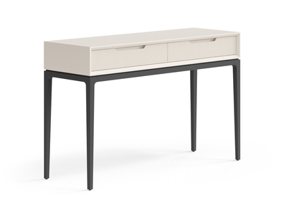 Мебель Консоль Velvet 2 ящика. Цвет Матовый бежево-серый. Материал Гладкая эмаль. Коллекция Консоль Velvet 2 ящика. Фото. Мебель Консоль Velvet 2 ящика. Цвет Матовый бежево-серый. Материал Гладкая эмаль. Коллекция Консоль Velvet 2 ящика. Картинка.