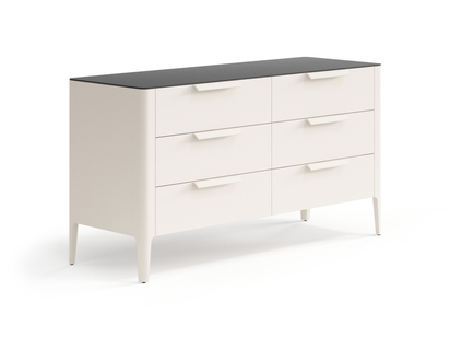 Мебель Комод Piega 6 ящиков. Цвет Матовый бежево-серый. Материал Гладкая эмаль. Коллекция Комод Piega 6 ящиков. Фото. Мебель Комод Piega 6 ящиков. Цвет Матовый бежево-серый. Материал Гладкая эмаль. Коллекция Комод Piega 6 ящиков. Картинка.