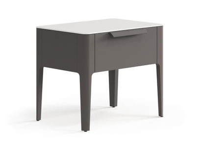 Мебель Тумба прикроватная Piega 1 ящик. Цвет Матовый антрацит. Материал Гладкая эмаль. Коллекция Тумба прикроватная Piega 1 ящик. Фото. Мебель Тумба прикроватная Piega 1 ящик. Цвет Матовый антрацит. Материал Гладкая эмаль. Коллекция Тумба прикроватная Piega 1 ящик. Картинка.