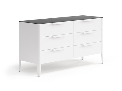 Мебель Комод Piega 6 ящиков. Цвет Матовый пудровый белый. Материал Гладкая эмаль. Коллекция Комод Piega 6 ящиков. Фото. Мебель Комод Piega 6 ящиков. Цвет Матовый пудровый белый. Материал Гладкая эмаль. Коллекция Комод Piega 6 ящиков. Картинка.