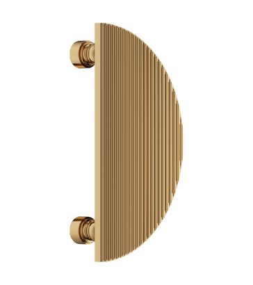 Ручки для межкомнатных дверей Ручка дверная Элеонора Курво. Цвет Полированное золото PVD. Коллекция Элеонора Курво. Фото. Ручки для дверей Ручка дверная Элеонора Курво. Цвет Полированное золото PVD. Коллекция Элеонора Курво. Картинка.