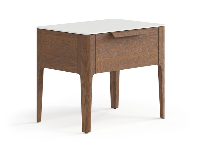 Мебель Тумба прикроватная Piega 1 ящик. Цвет Дуб каштановый матовый. Материал Массив дуба матовый. Коллекция Тумба прикроватная Piega 1 ящик. Фото. Мебель Тумба прикроватная Piega 1 ящик. Цвет Дуб каштановый матовый. Материал Массив дуба матовый. Коллекция Тумба прикроватная Piega 1 ящик. Картинка.