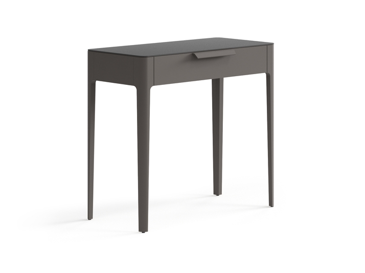 Мебель Консоль Piega 1 ящик. Цвет Матовый антрацит. Материал Гладкая эмаль. Коллекция Консоль Piega 1 ящик. Фото. Мебель Консоль Piega 1 ящик. Цвет Матовый антрацит. Материал Гладкая эмаль. Коллекция Консоль Piega 1 ящик. Картинка.