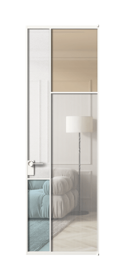 Межкомнатная дверь АЛПЛ041.11 БЕЛ 4 стекла. Цвет Алюминий Белый. Материал Алюминий. Коллекция Mosaic. Фото. Дверь межкомнатная АЛПЛ041.11 БЕЛ 4 стекла. Цвет Алюминий Белый. Материал Алюминий. Коллекция Mosaic. Картинка.