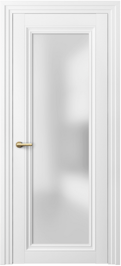 Дверь межкомнатная 2502 БШ САТ. Цвет Белый шёлк. Материал Ciplex ламинатин. Коллекция Centro. Картинка.