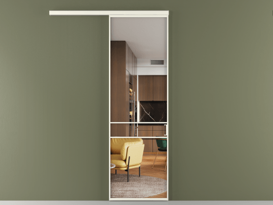 Алюминевая перегородка АЛПР 040.02_АЖМ_Crystalvision_new. Цвет Алюминий жемчужный. Материал Алюминий в эмали. Коллекция Перегородка Формато вдоль стены 1 створка. Фото. Алюминевая перегородка АЛПР 040.02_АЖМ_Crystalvision_new. Цвет Алюминий жемчужный. Материал Алюминий в эмали. Коллекция Перегородка Формато вдоль стены 1 створка. Картинка.