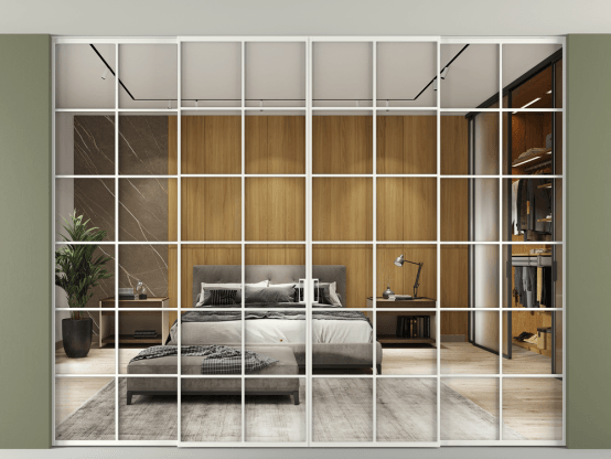 Алюминевая перегородка vn2+2_05 Алюминий светло-серый Двустороннее зеркало. Цвет Алюминий светло-серый. Материал Алюминий в эмали. Коллекция Перегородка Формато внутри проёма скрытое крепление в потолок 4 створки. Фото. Алюминевая перегородка vn2+2_05 Алюминий светло-серый Двустороннее зеркало. Цвет Алюминий светло-серый. Материал Алюминий в эмали. Коллекция Перегородка Формато внутри проёма скрытое крепление в потолок 4 створки. Картинка.