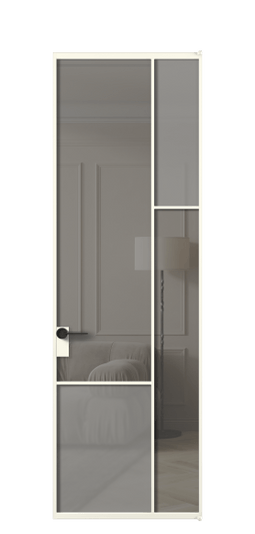 Межкомнатная дверь АЛПЛ041.12 АЖМ Серый сатин матовое + Серый прозрачное. Цвет Алюминий жемчужный. Материал Алюминий в эмали. Коллекция Mosaic. Фото. Дверь межкомнатная АЛПЛ041.12 АЖМ Серый сатин матовое + Серый прозрачное. Цвет Алюминий жемчужный. Материал Алюминий в эмали. Коллекция Mosaic. Картинка.