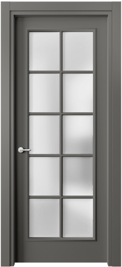 Межкомнатная дверь 8102 МКЛС САТ. Цвет Матовый классический серый. Материал Гладкая эмаль. Коллекция Париж. Фото. Дверь межкомнатная 8102 МКЛС САТ. Цвет Матовый классический серый. Материал Гладкая эмаль. Коллекция Париж. Картинка.